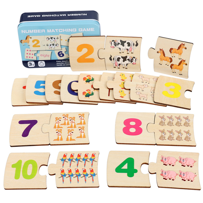 Drewniane puzzle dla dzieci z  – Board Game For Kids recenzja i cena