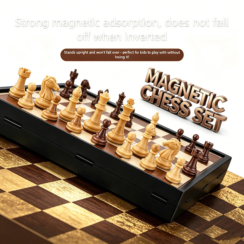 Składana magnetyczna szachowni – Board Game Quacks recenzja i cena